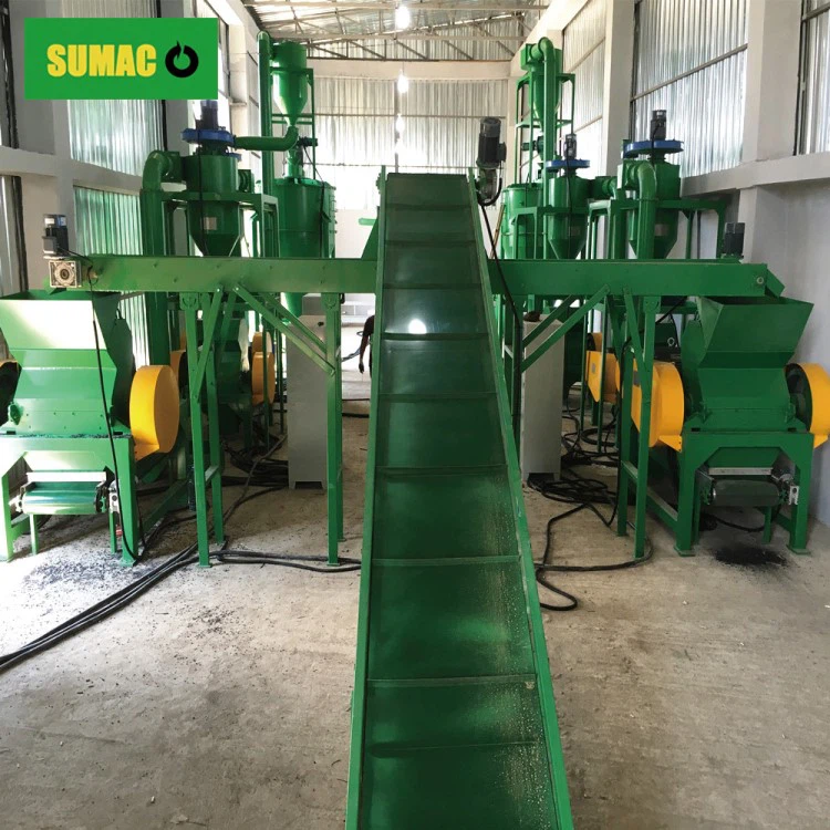 Tire recycling line Tire recycling line