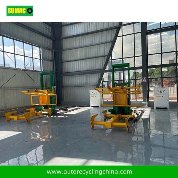 Scrapped Car Tilt Flipping Lifter